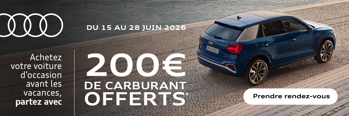 Offres carburant Audi JPO juin 2026